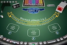 Pariuri laterale la NetBet Casino Romania, blackjack super 7’S