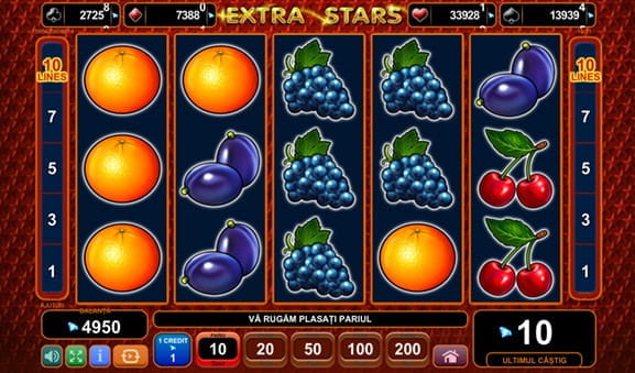 Slotul Extra Stars v? este prezentat de NetBet