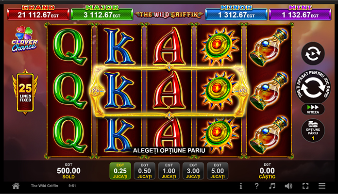 The Wild Griffin Clover Chance slot