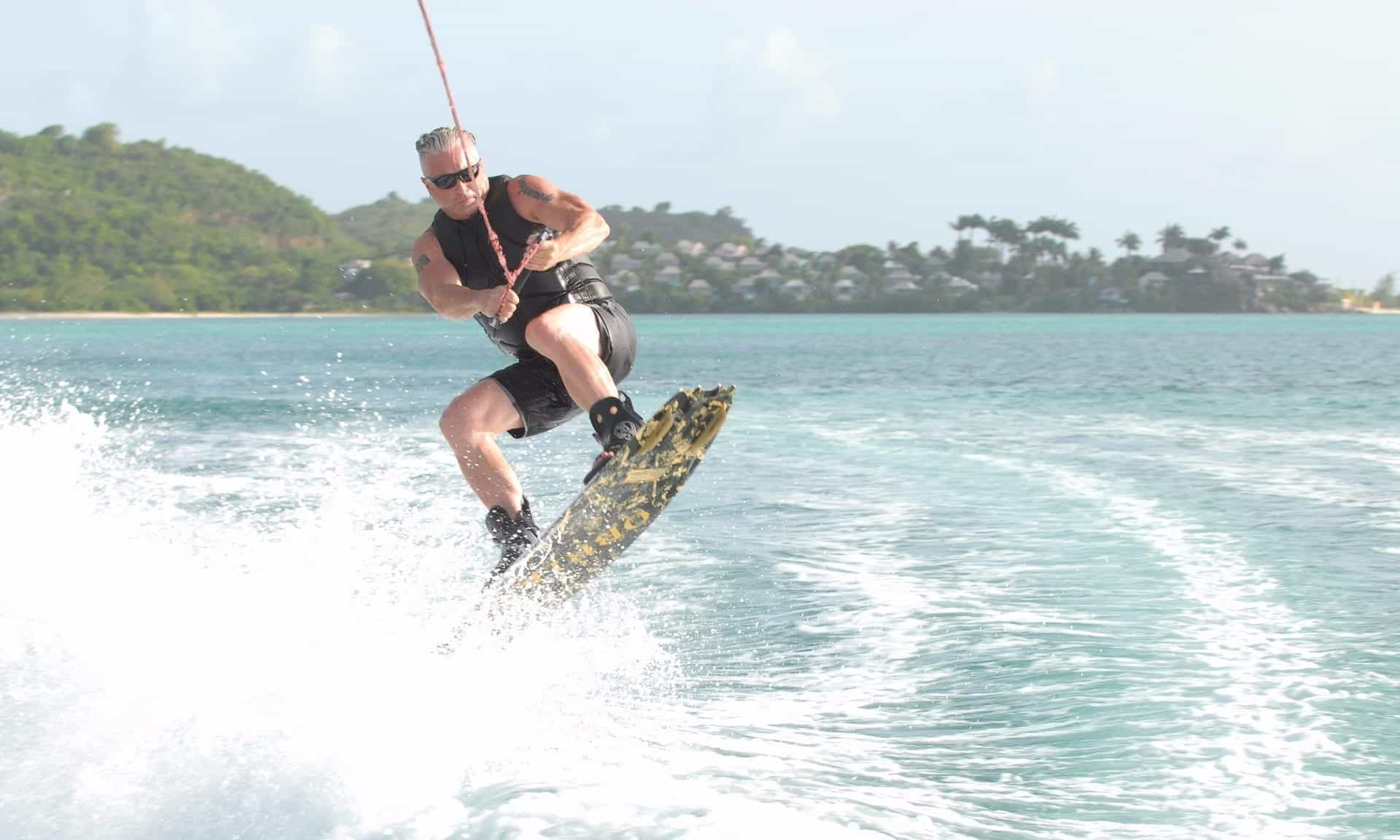 Calvin Ayre wave boarding