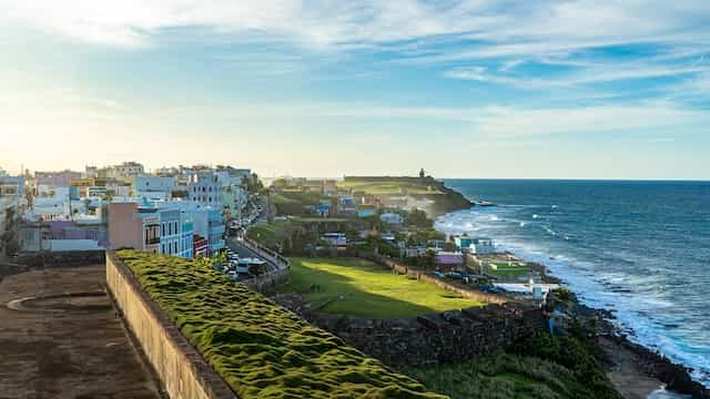 Puerto Rico’s coastline.