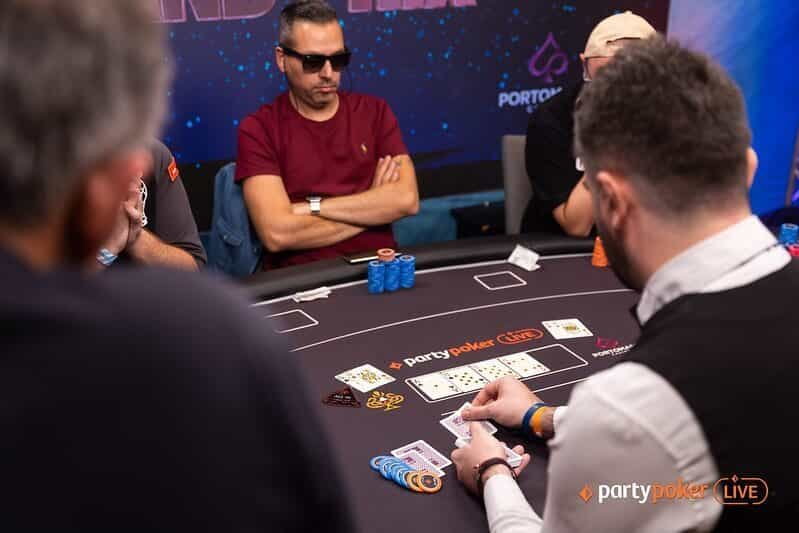 Poker action at the 2023 Millions Festival Malta.