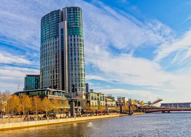 Crown Casino Melbourne high-rise.