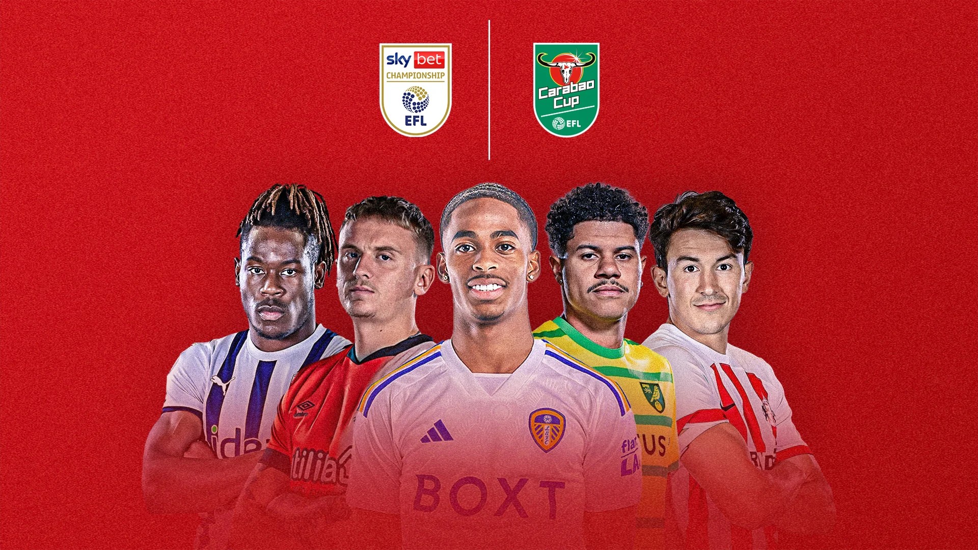 A Sky produced EFL/Carabao Cup promotional image.